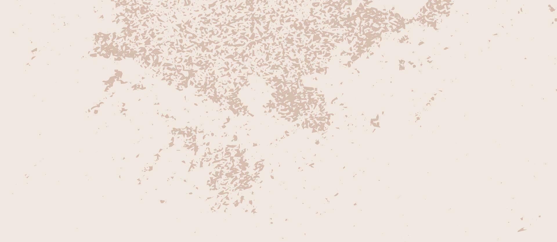 Vintage grunge background with minimalistic flecks and particles. Minimalistic grainy eggshell paper texture. Vector illustration