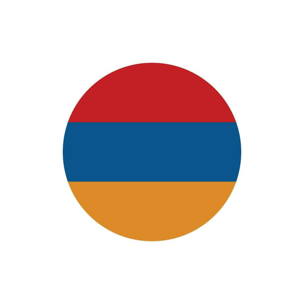 armenian flag icon vector template