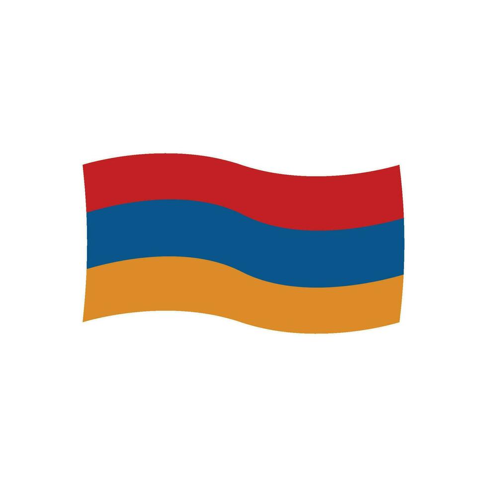 armenian flag icon vector template