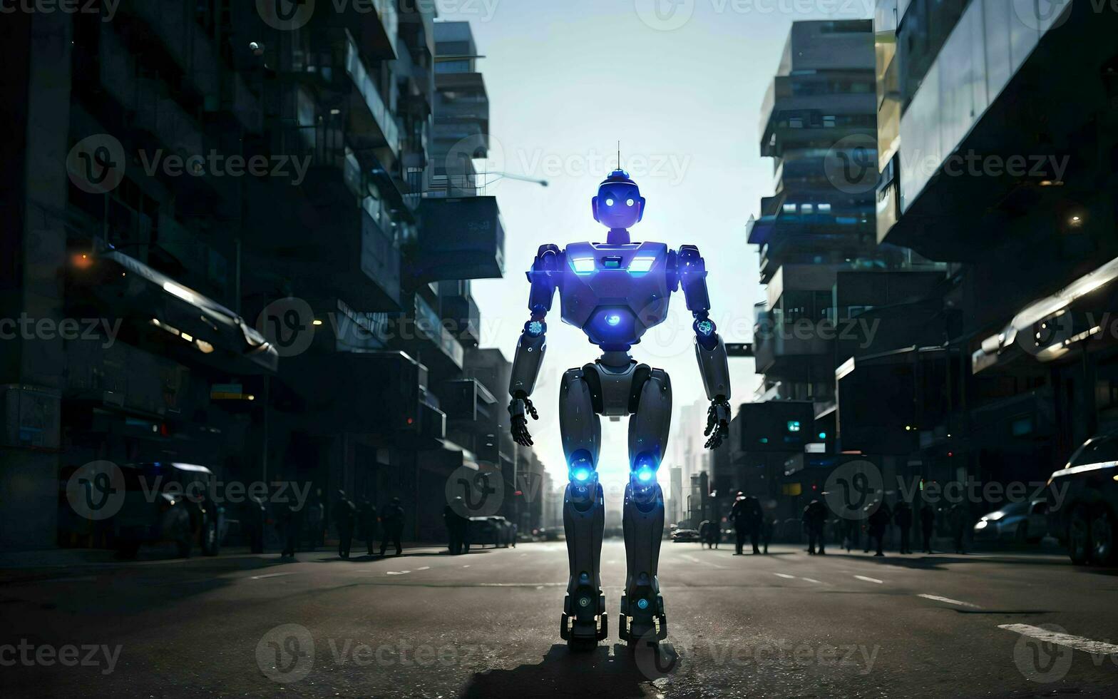 AI generated The Rise AI-Powered Law Enforcement and the Future of Public Safety ai generated photo