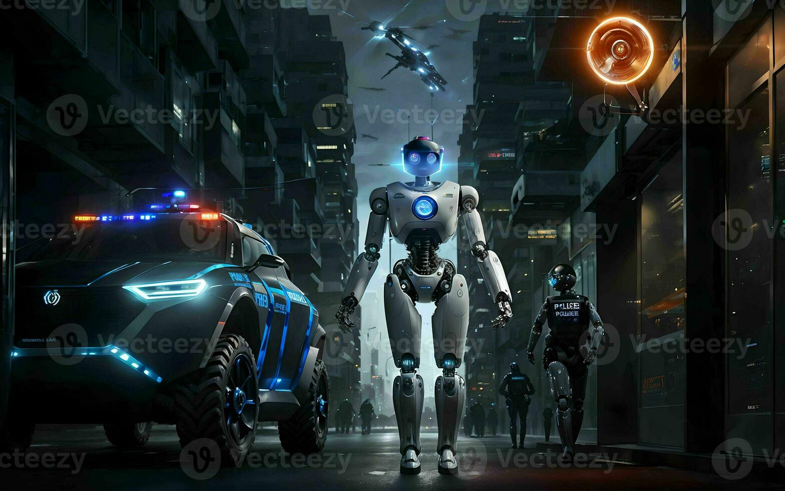 AI generated The Rise AI-Powered Law Enforcement and the Future of Public Safety ai generated photo