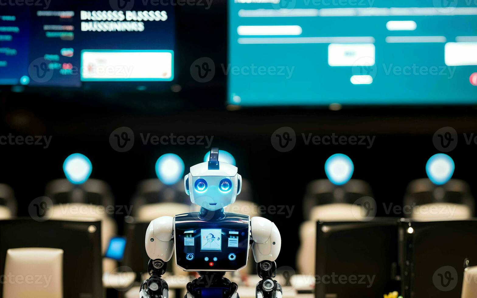 AI generated AI Revolutionizing Customer Service The Rise of Call Center Robots ai generated photo