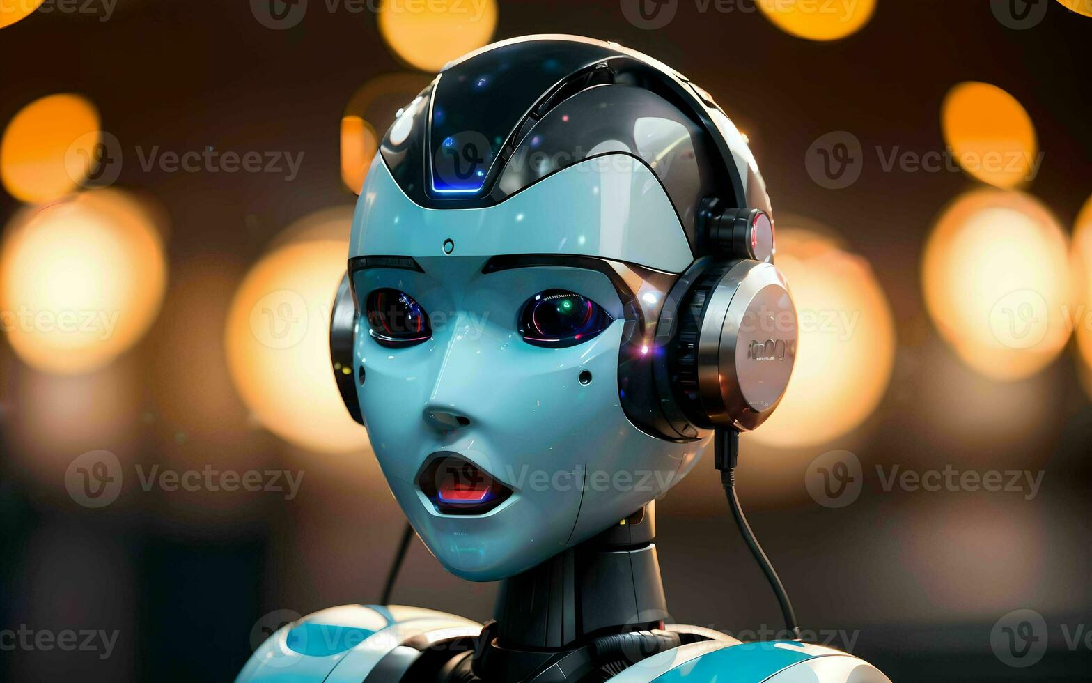 AI generated AI Revolutionizing Customer Service The Rise of Call Center Robots ai generated photo