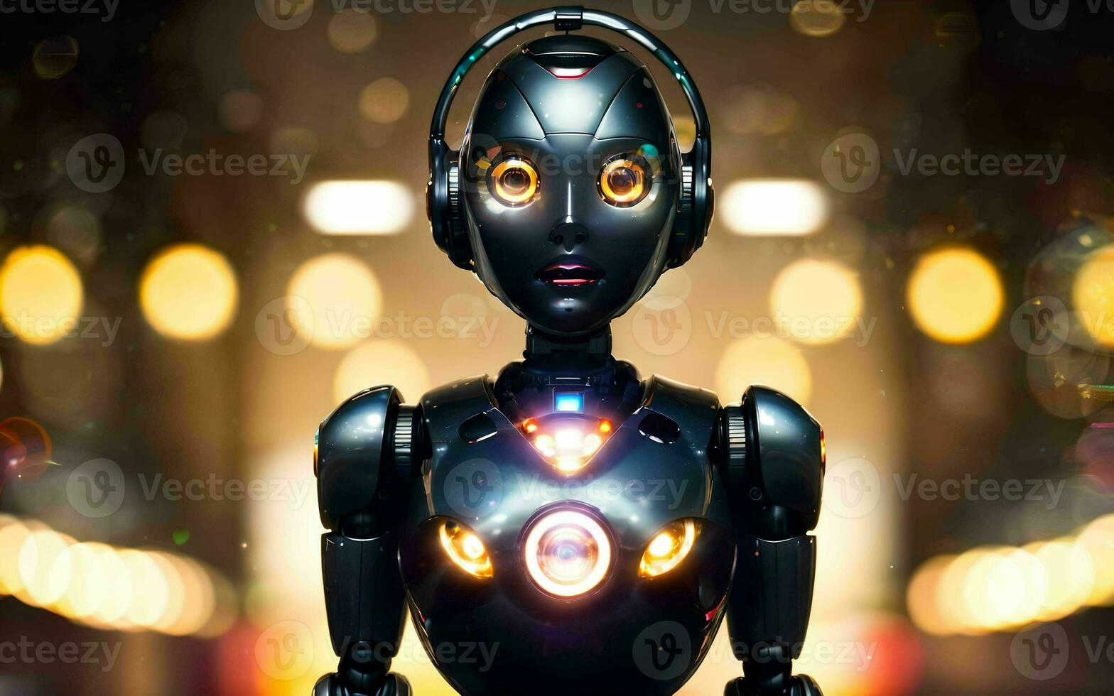 AI generated AI Revolutionizing Customer Service The Rise of Call Center Robots ai generated photo