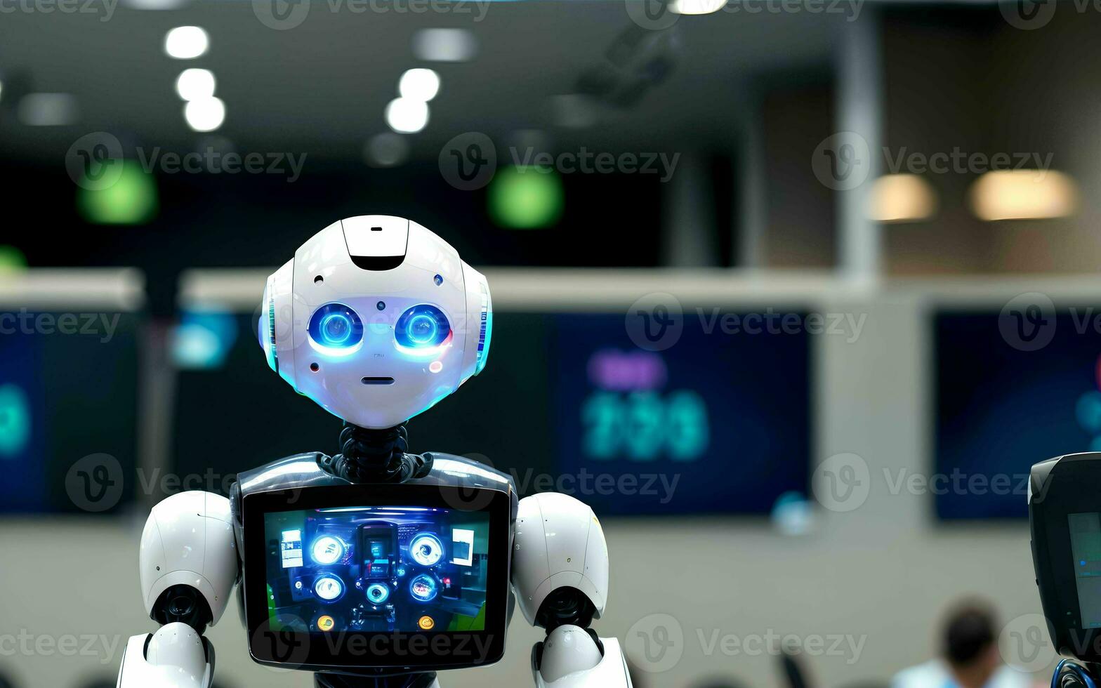 AI generated AI Revolutionizing Customer Service The Rise of Call Center Robots ai generated photo