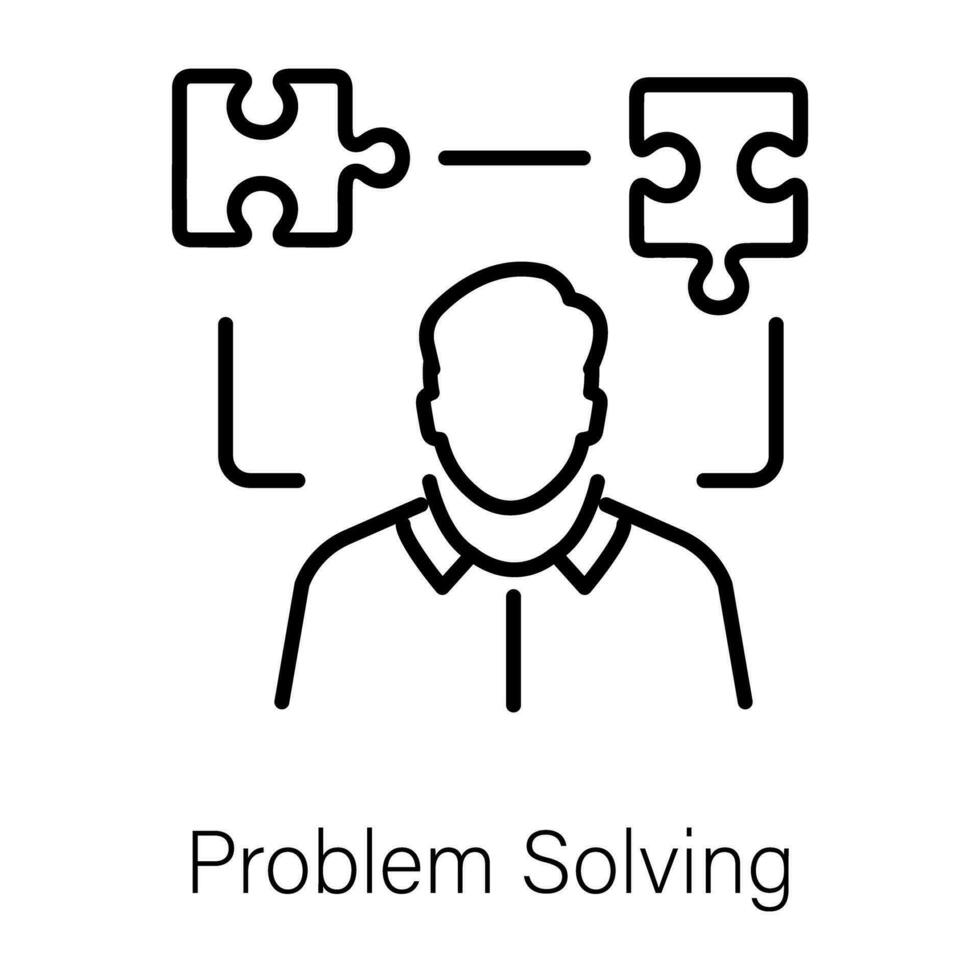 Trendy Problem Solving vector