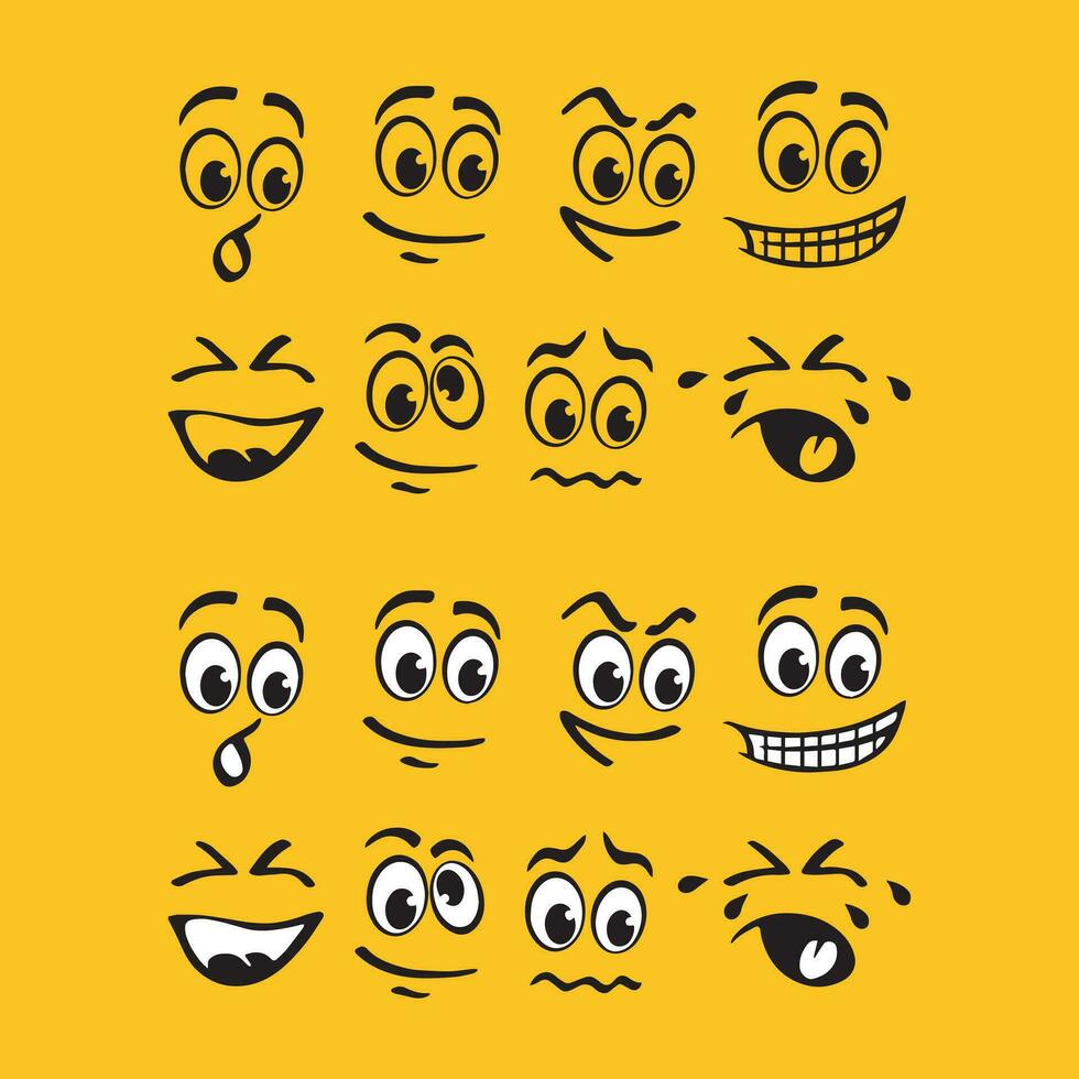 Face expression set vector
