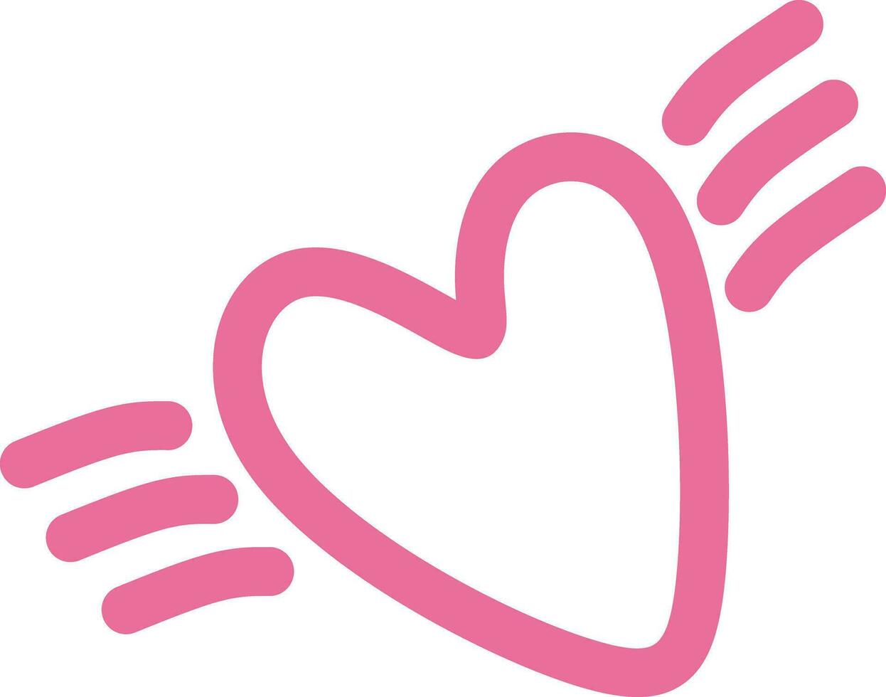 love hand drawing cute vector