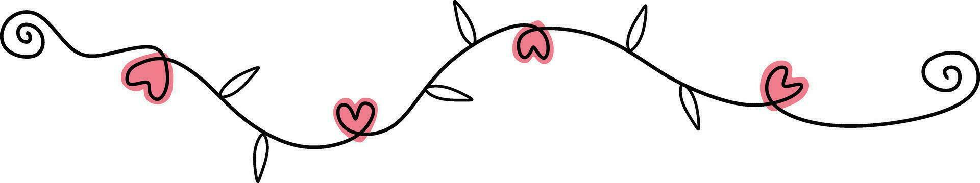 branch of a love tree vector