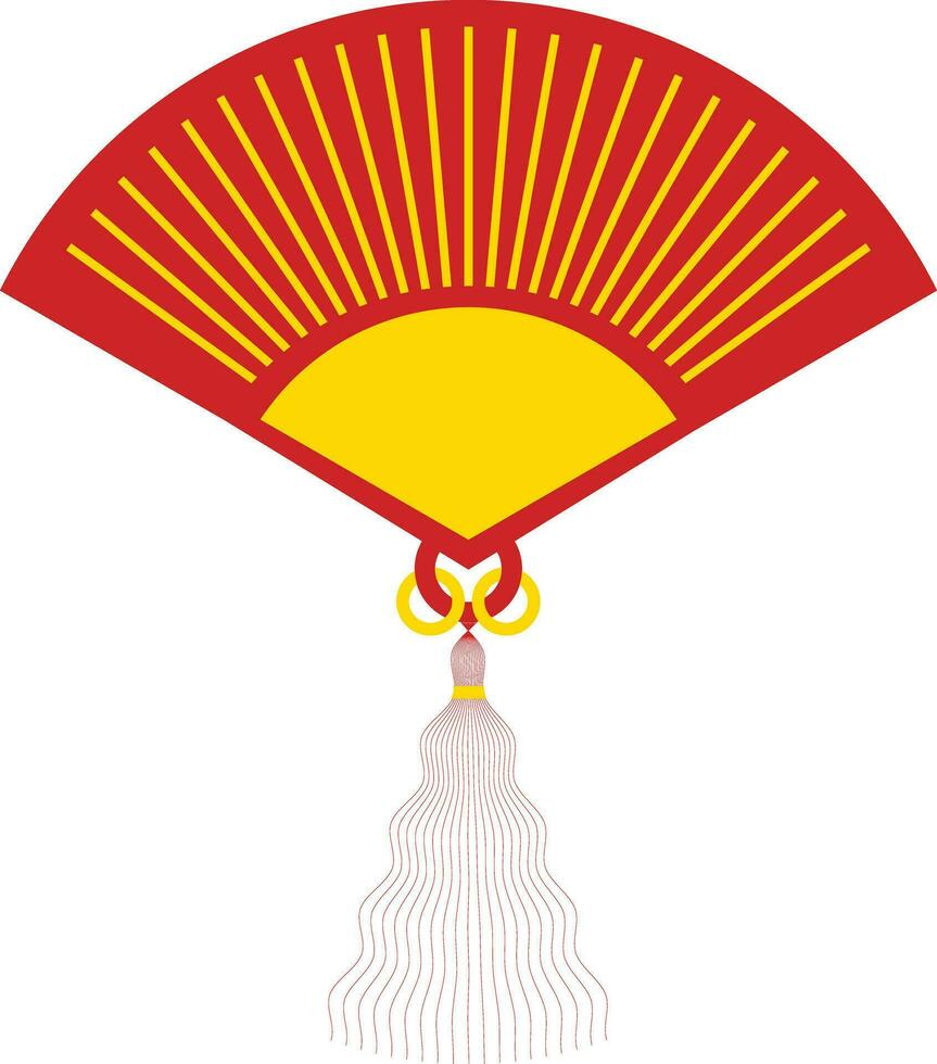 fan chinese new year vector