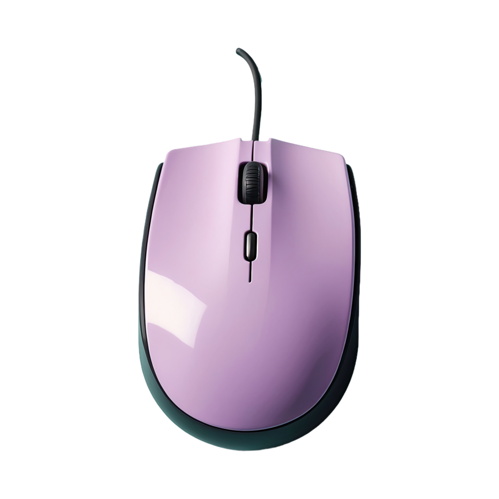 AI generated Mouse of different colors placed isolated on transparent background png
