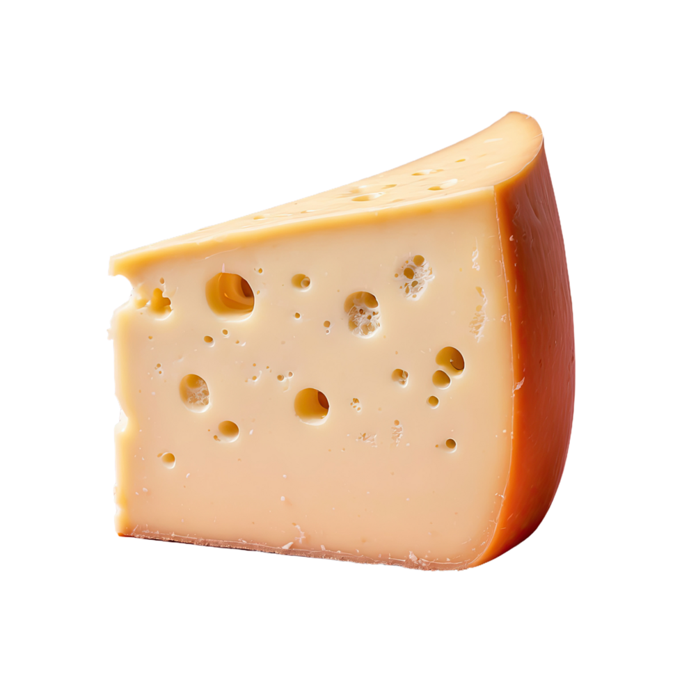 AI generated Dutch cheese isolated on transparent background png