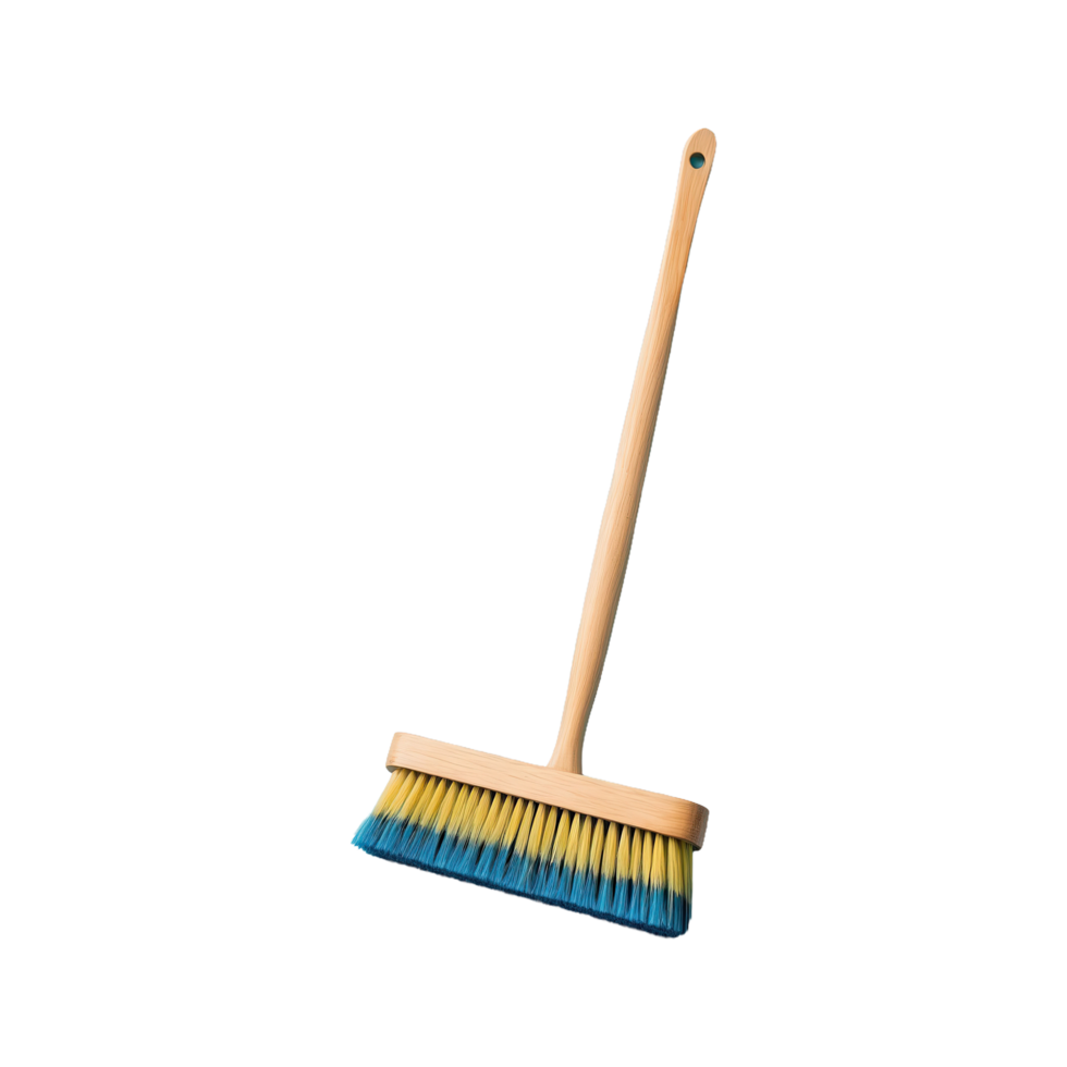 AI generated floor brush isolated on transparent background png