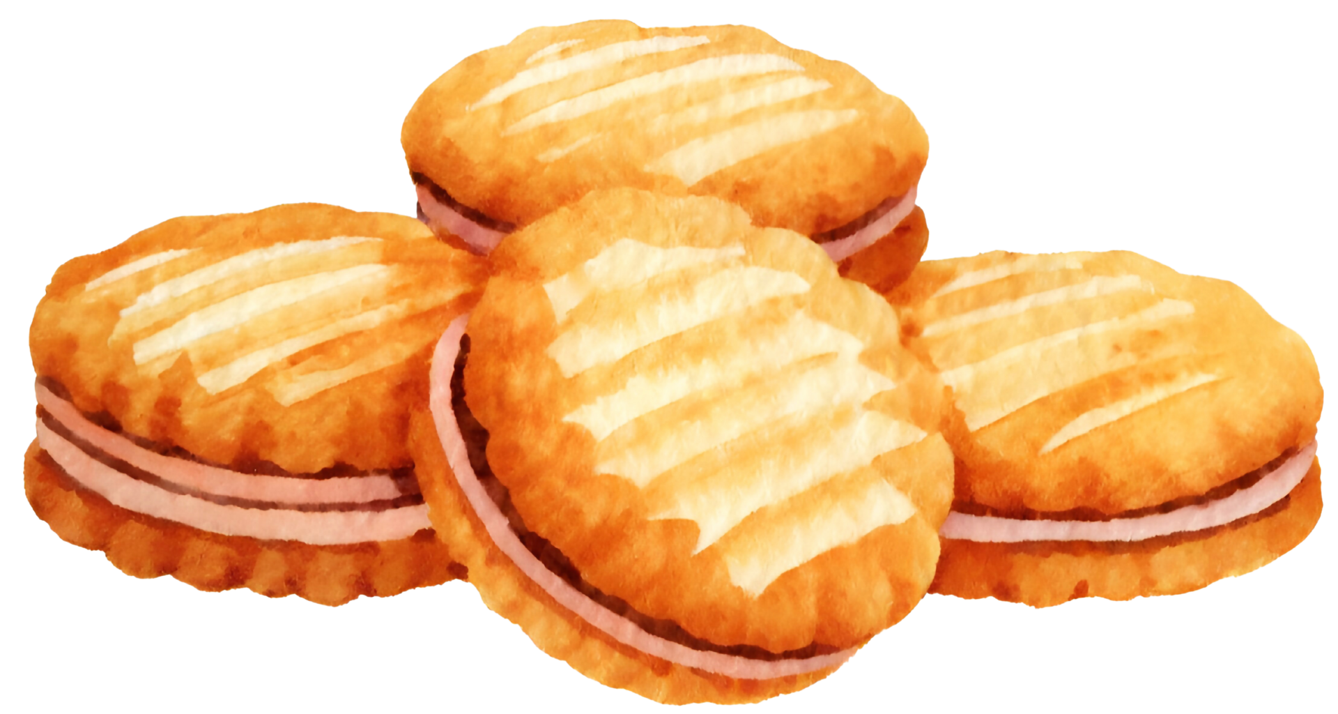 AI generated cookies, biscuit, illustration. 36084861 PNG