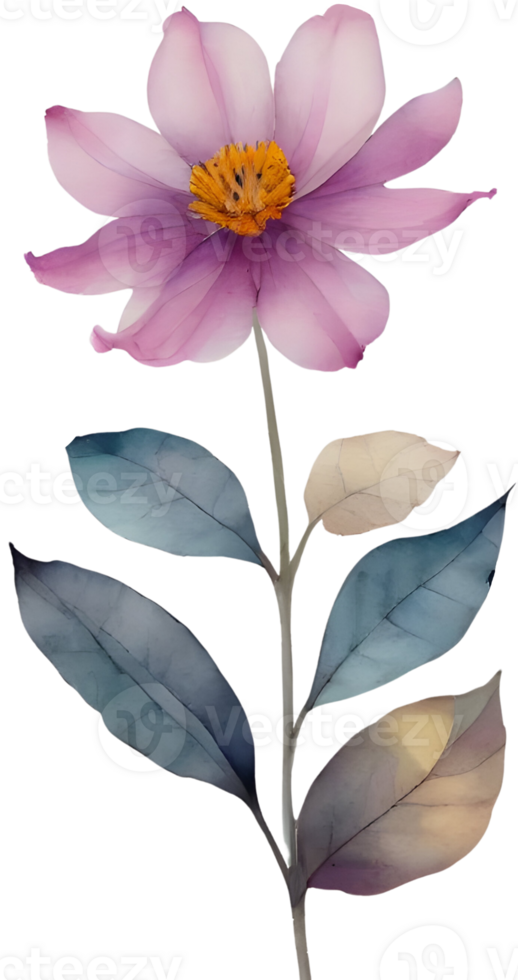 AI generated a flower for decoration. png