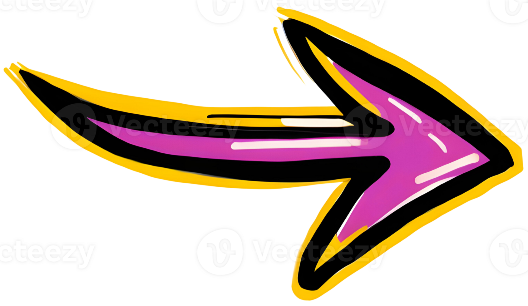 AI generated an arrow icon, illustration. png