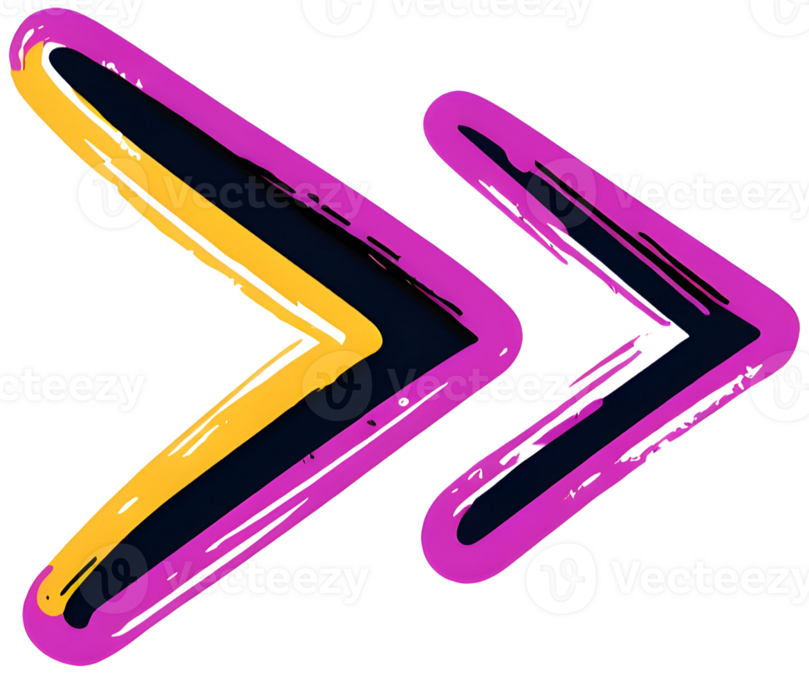 AI generated an arrow icon, illustration. png