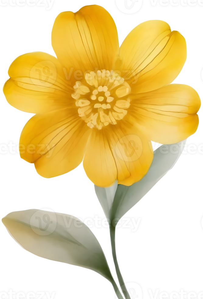 AI generated a flower for decoration. png