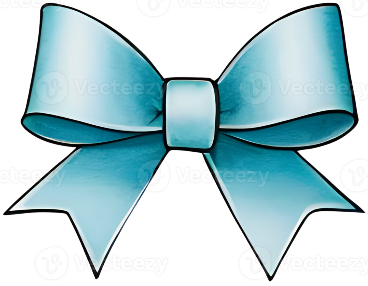 AI generated a ribbon for decoration. png