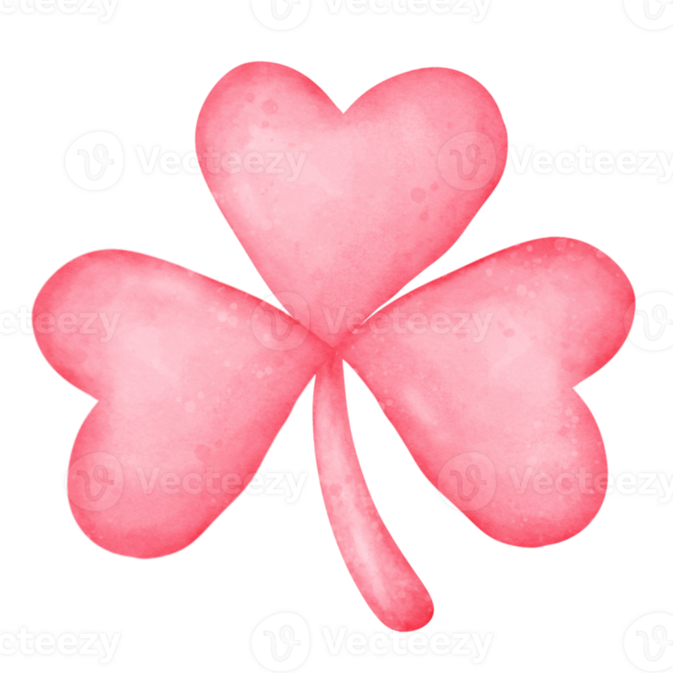 Pink clover leaf 36085331 PNG