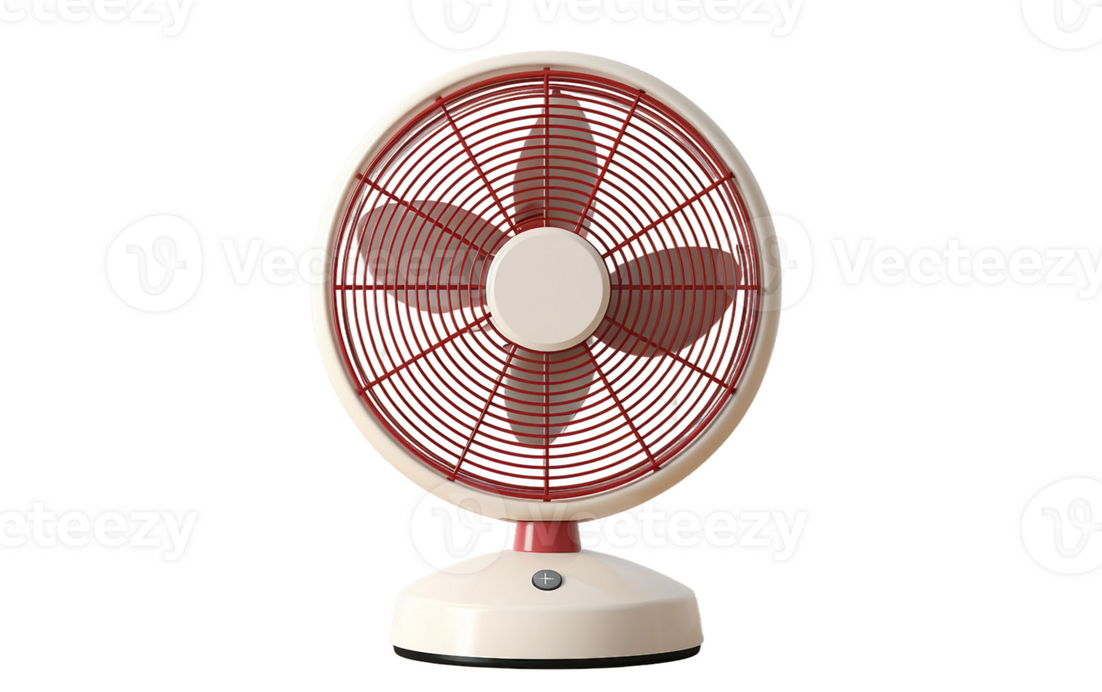 AI generated Electric Fan on a Table for Air Circulation png