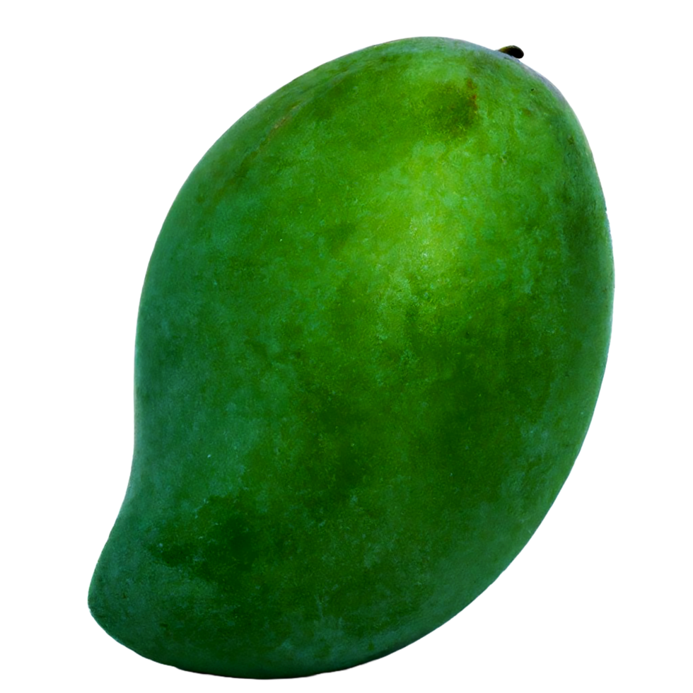 ai generado verde mango aislado en un transparente antecedentes png