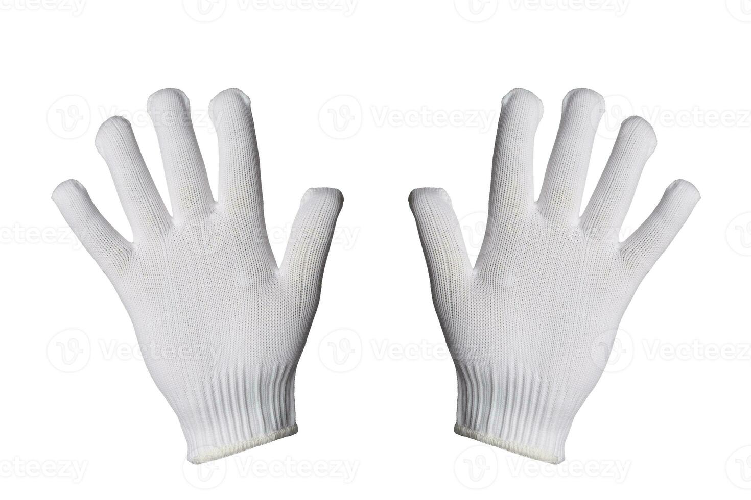 Work gloves isolated on white background photo