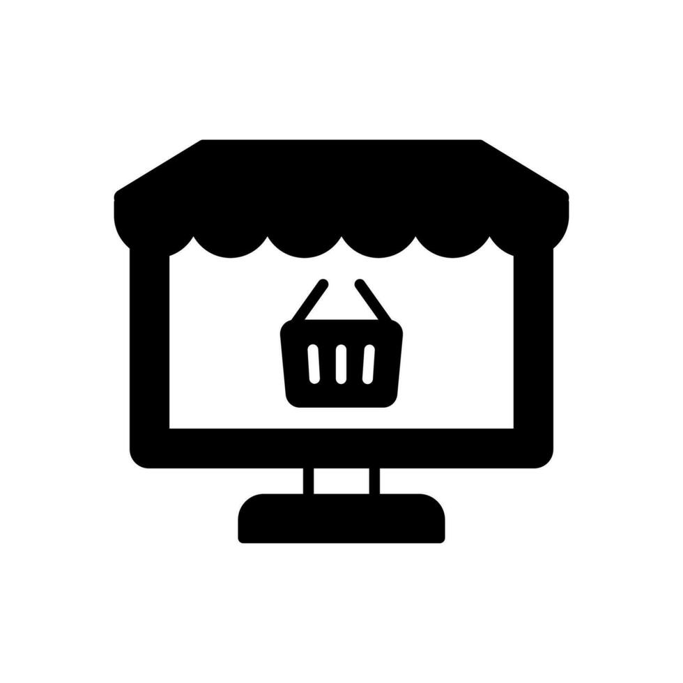 Online Shop in vector. Illustration vector