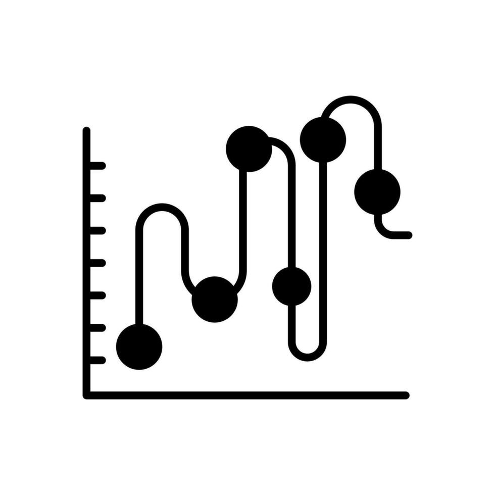 Graph in vector. Illustration vector