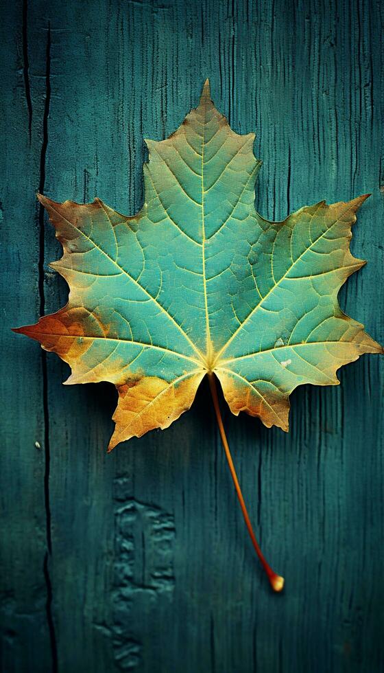 AI generated 4K colorful leaf AMOLED wallpaper photo