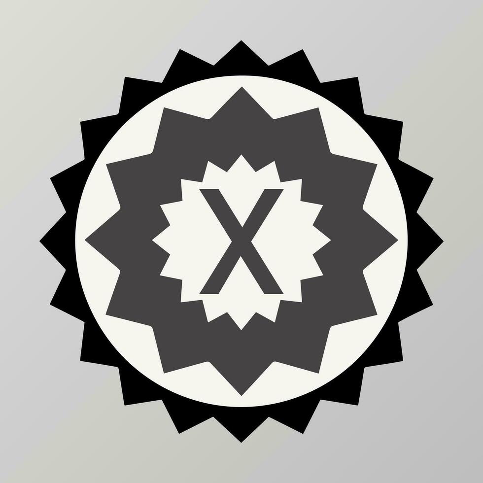 AI generated Crypto risk management filled monochrome initial logo idea. Crypto solutions and technologies. Letters inside irregular polygon shape. Graphic design vector