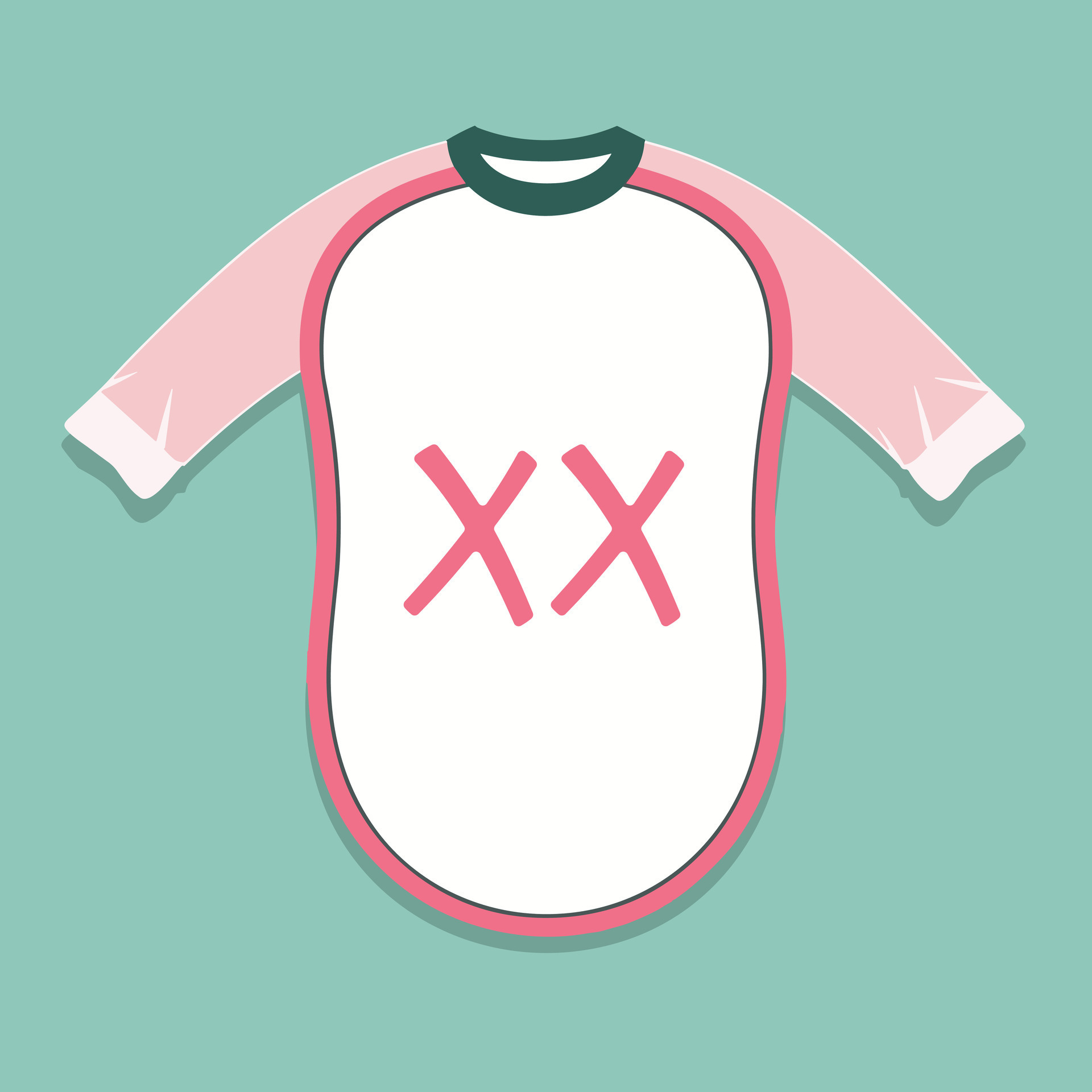 AI generated Clothing for newborn baby filled colorful initial logo idea.  Cozy and comfy pajamas store. Letters inside bodysuit shape. Graphic design  36087905 Vector Art at Vecteezy