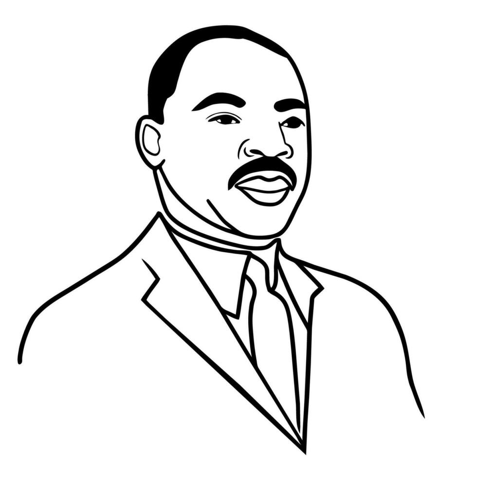Martin Luther King Day vector illustration.
