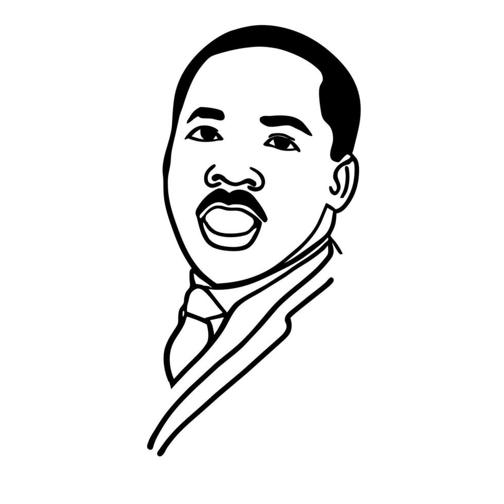 Martin Luther King Day vector illustration.