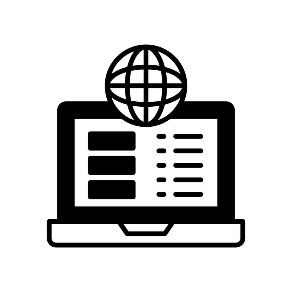 Online Training in vector. Illustration vector