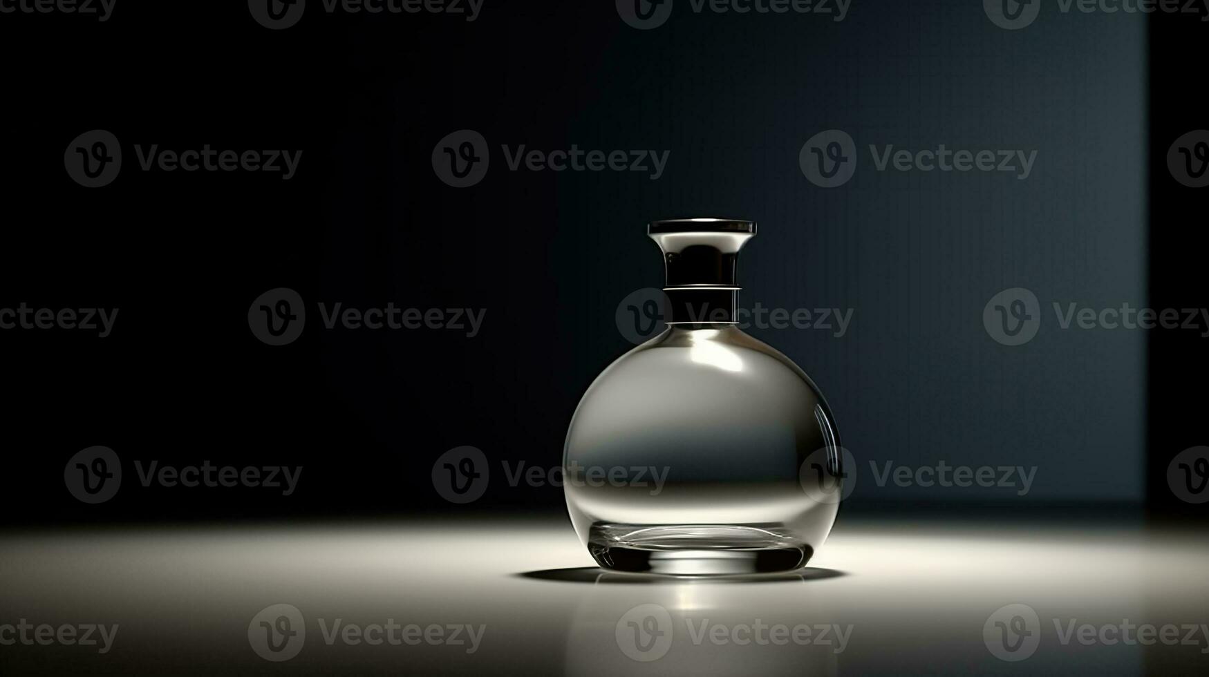 Gray background for product presentation with beautiful lights and shadows photo