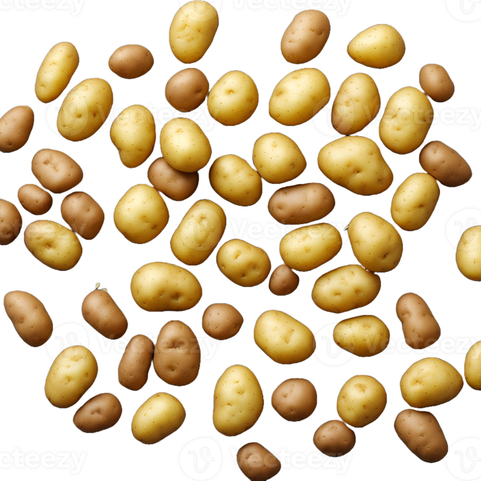 AI generated Potatoes transparent image png