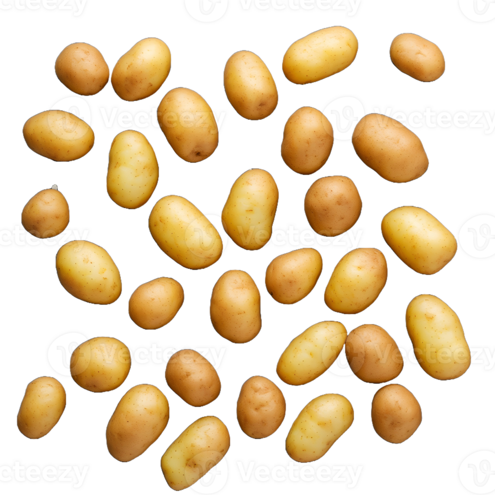 AI generated Potatoes transparent image png