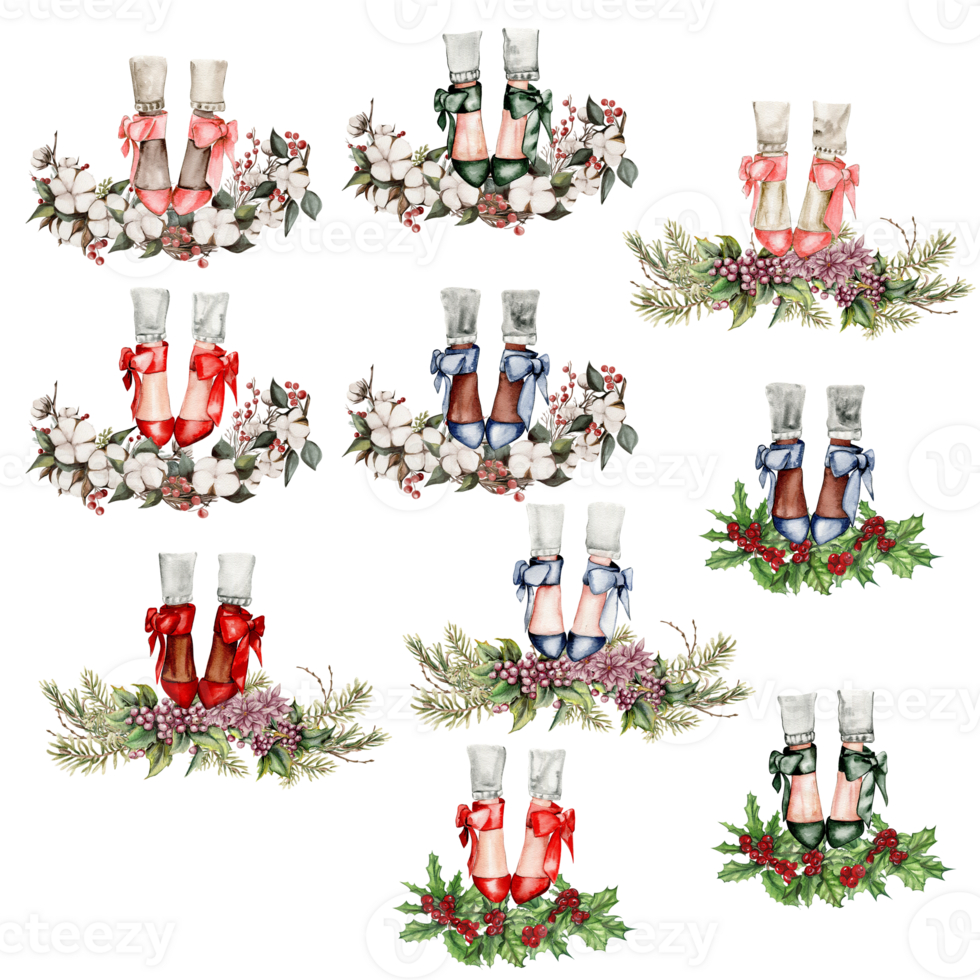 Watercolor fashion legs on high heels illustration. png
