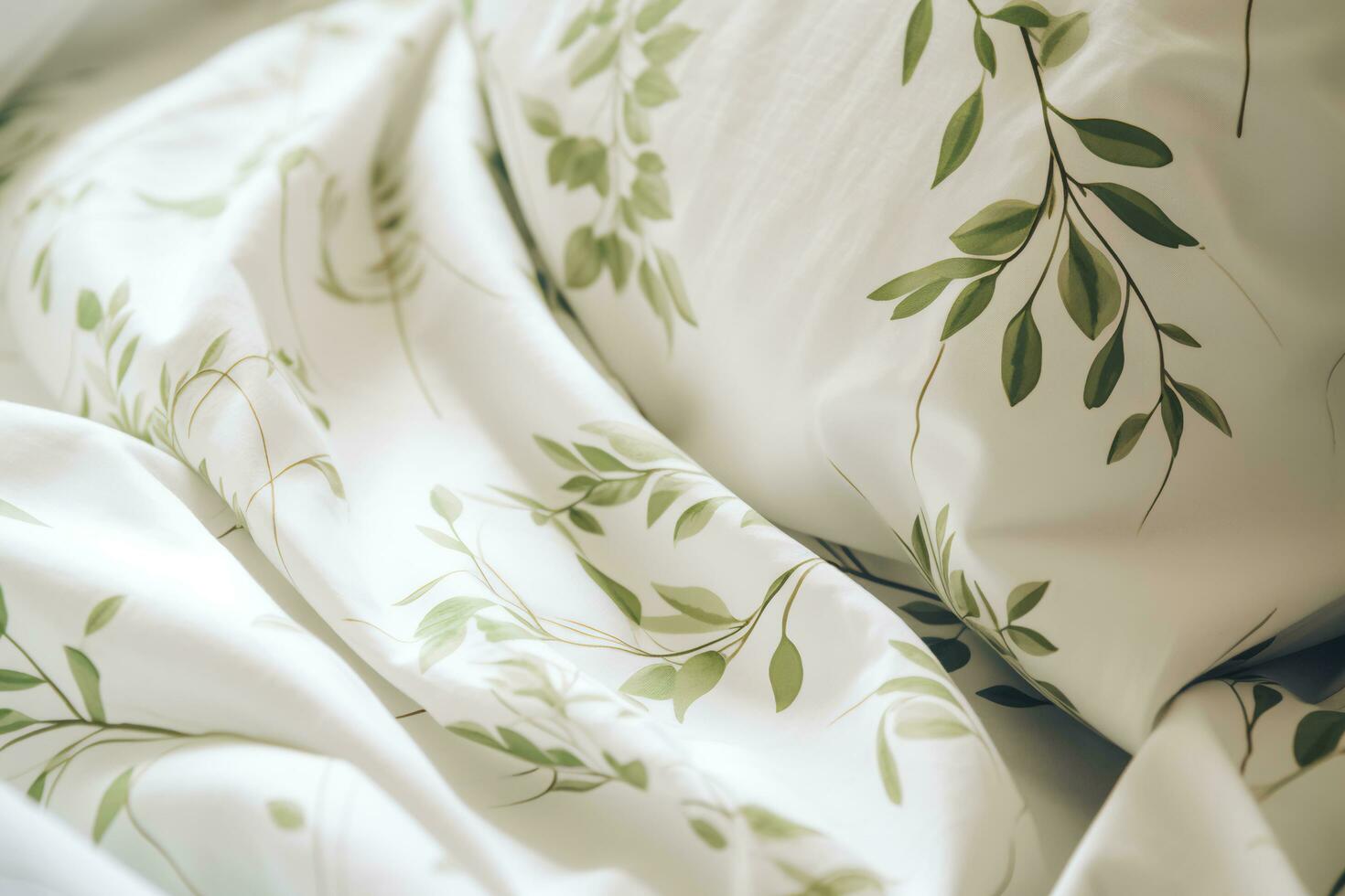 AI generated Eco Chic Haven Beauty and Elegance in an Organic Spring Home photo