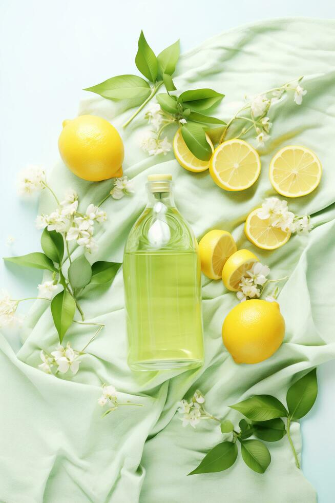 AI generated Eco-Chic Laundry Embracing Organic Detergents for a Spring Clean photo