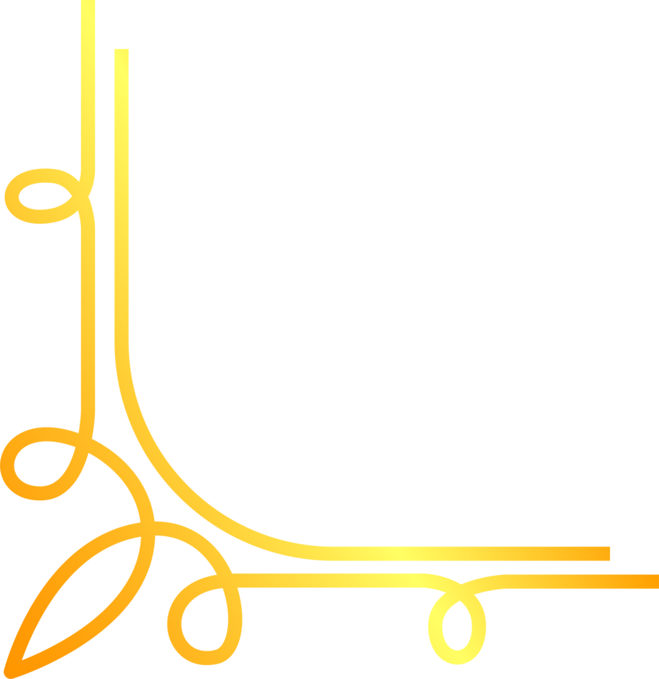 golden china corner pattern border frame design for decoration graphic png