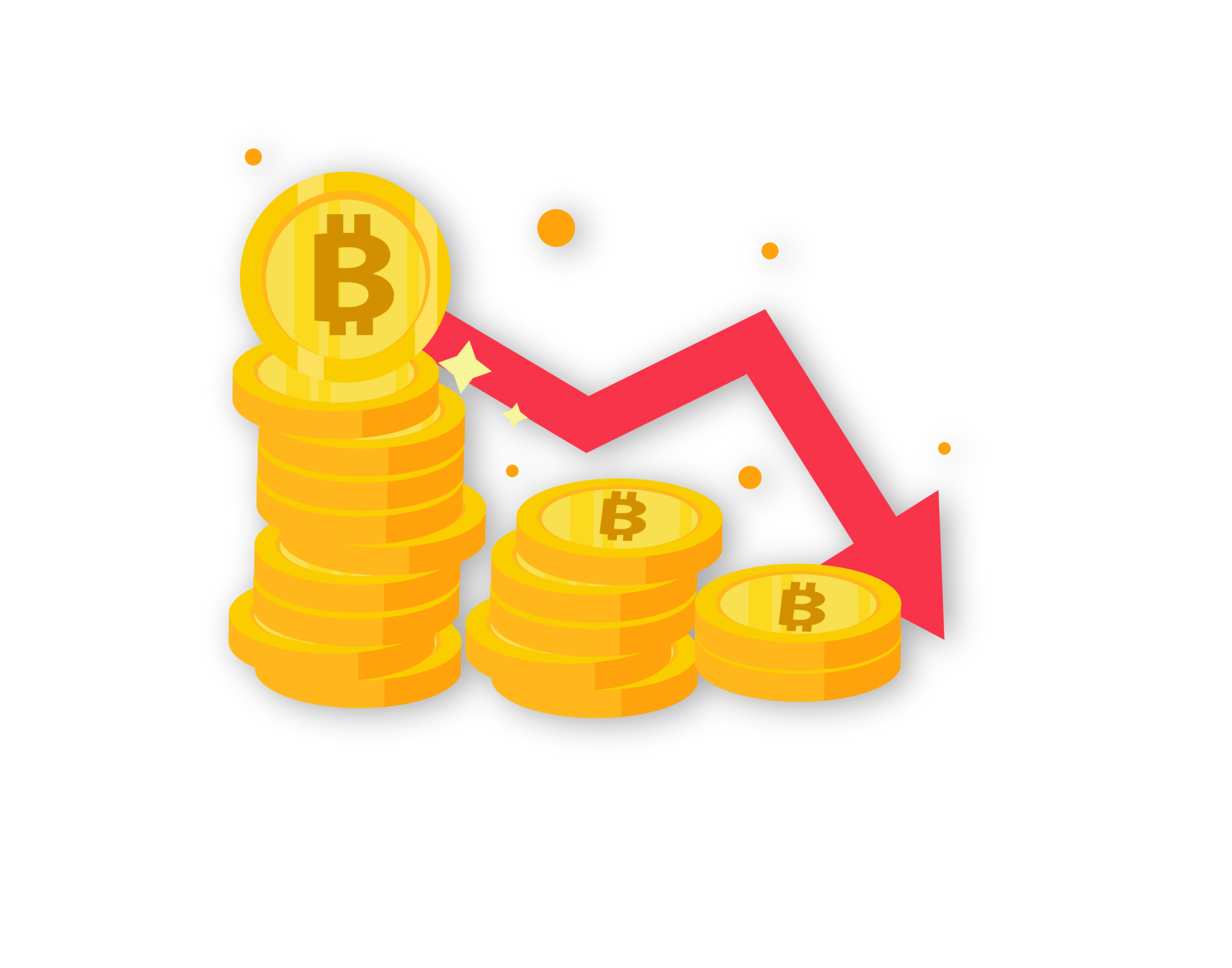 currency exchange rates, gold coins with arrows and transparent 