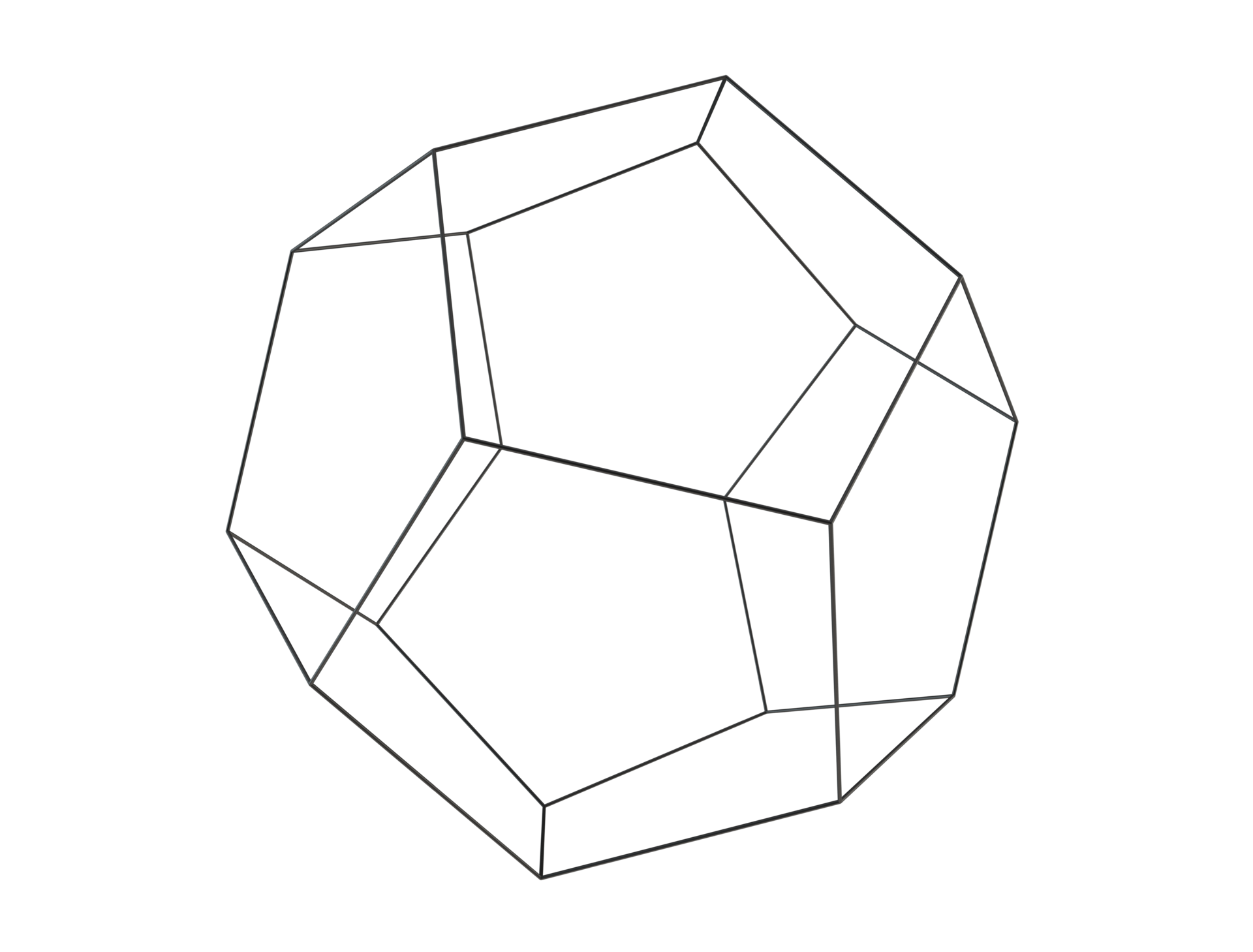 Polygonal mesh wireframe abstract 3d shape 36090529 PNG