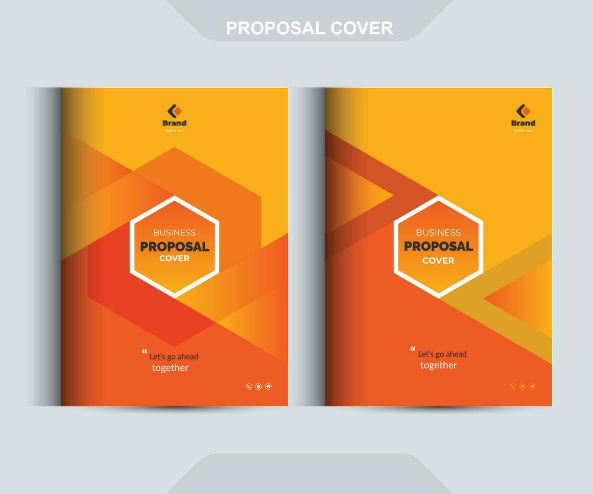 Corporate Business Proposal Catalog Cover Design template Concepts Adept for Multipurpose Projects vector