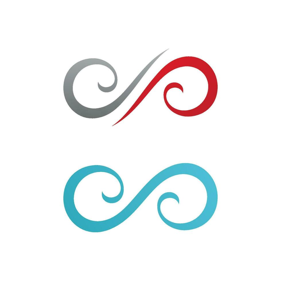 infinito logo vector modelo diseño
