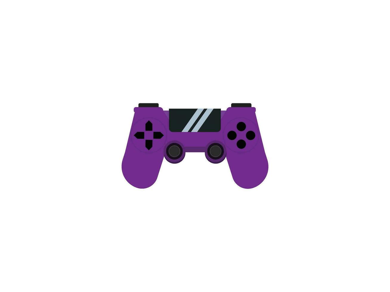 Purple Joystick For Video Games vector