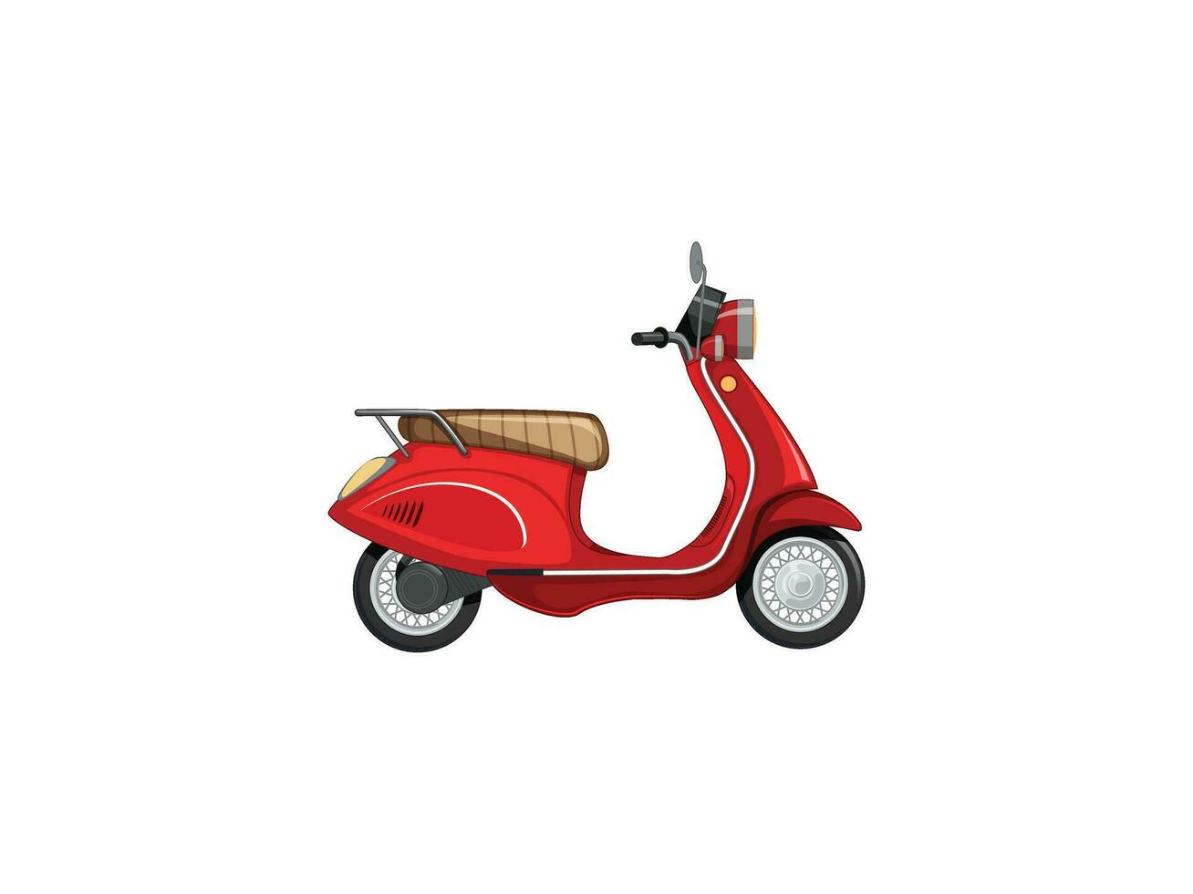 Red Bike Vector