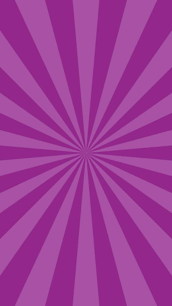 Simple Flat Purple Light Burst Effect Vertical Vector Background