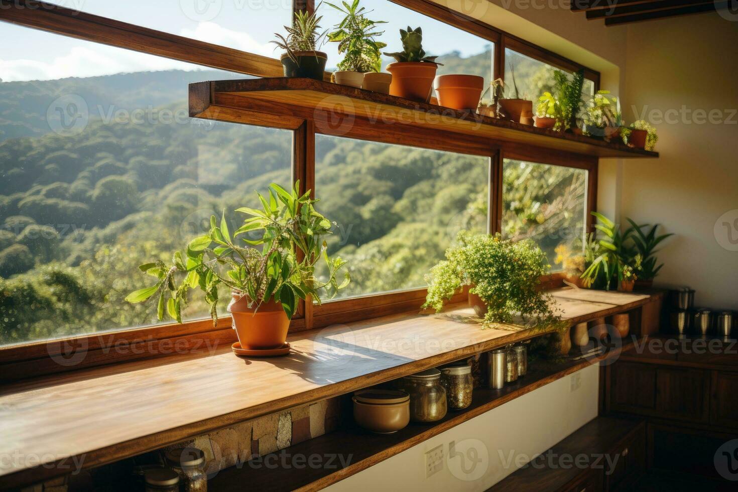 ai generado minimalista cocina pequeño despensa Mañana ver profesional publicidad fotografía foto